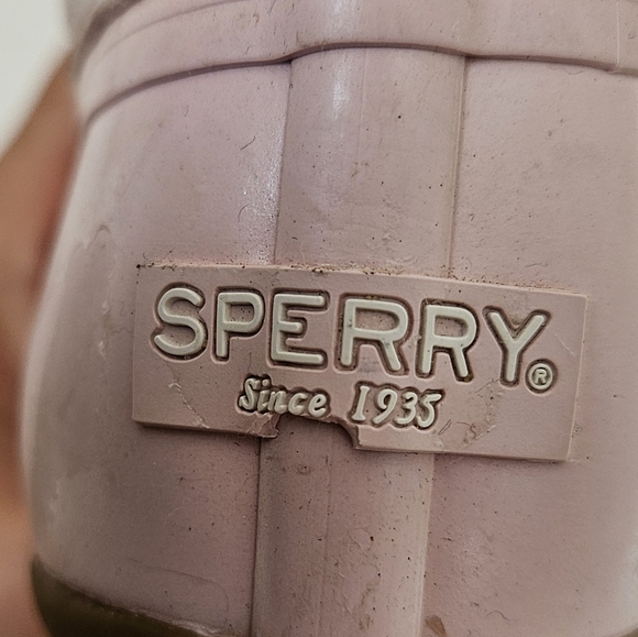 🩷S P E R R Y | Big Kids Saltwater Duck Boots | size 2M - Picture 13 of 16